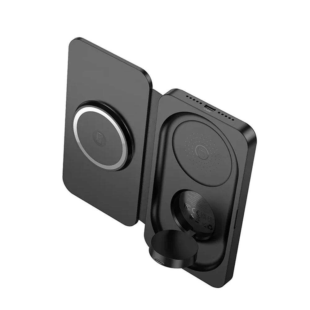 3 in 1 Magnetic Wireless Charger Folding Charging Pad Dock Station 3 in 1 Magnetic Wireless Charger Folding Charging Pad Dock Station